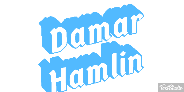 Damar Hamlin Efecto de texto