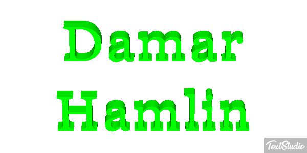 Damar Hamlin Efecto de texto