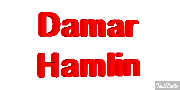 Damar Hamlin Efecto de texto