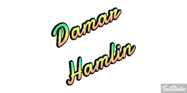 Damar Hamlin Efecto de texto
