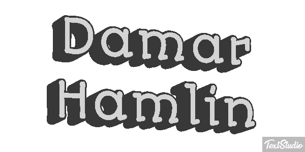 Damar Hamlin Efecto de texto