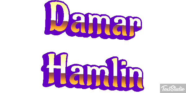 Damar Hamlin Efecto de texto