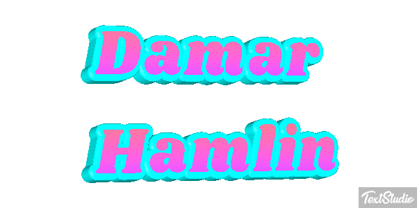 Damar Hamlin Efecto de texto