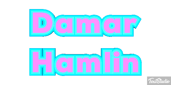 Damar Hamlin Efecto de texto