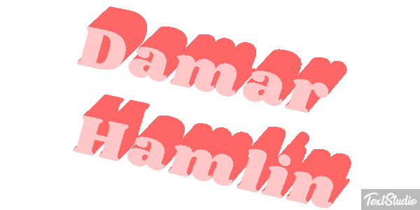 Damar Hamlin Efecto de texto