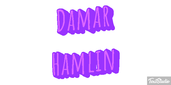 Damar Hamlin Efecto de texto