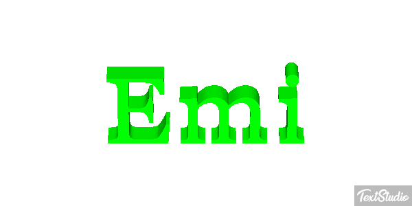 Emi Text effect
