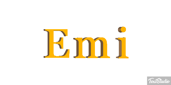 Emi Text effect