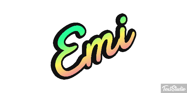 Emi Text effect