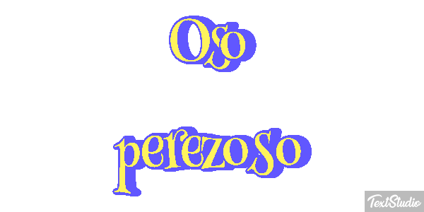 Oso perezoso Effetto testo