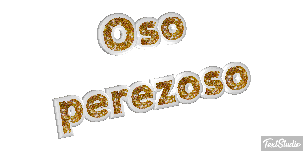 Oso perezoso Effetto testo
