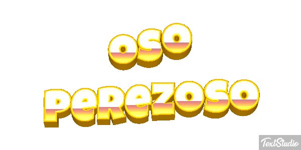 Oso perezoso Effetto testo