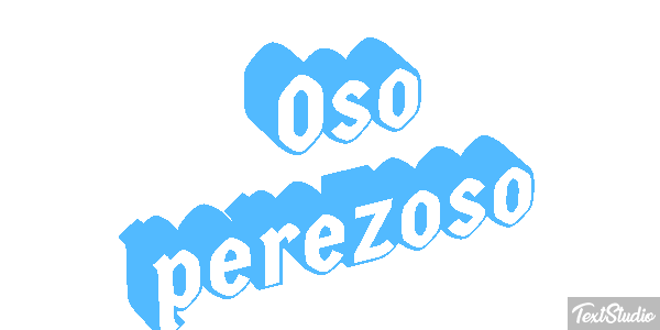 Oso perezoso Effetto testo