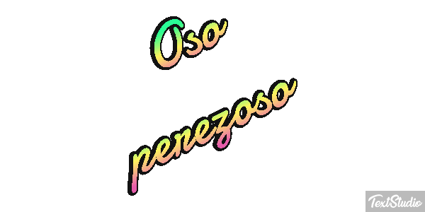 Oso perezoso Effetto testo