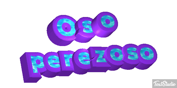 Oso perezoso Effetto testo
