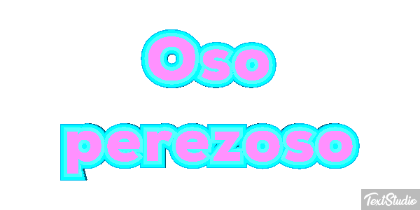 Oso perezoso Effetto testo