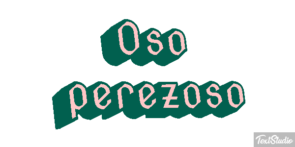 Oso perezoso Effetto testo
