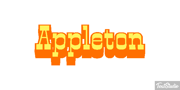 Appleton Efeito do texto