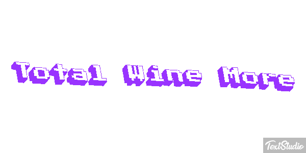 Total Wine More Efeito do texto