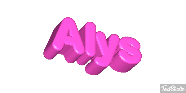 Alys Text effect