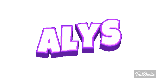 Alys Text effect