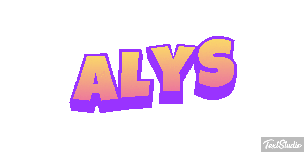 Alys Text effect