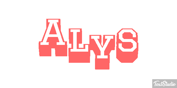 Alys Text effect
