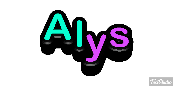 Alys Text effect