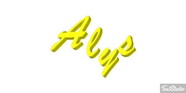 Alys Text effect