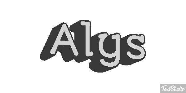 Alys Text effect