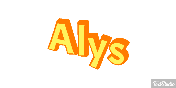 Alys Text effect