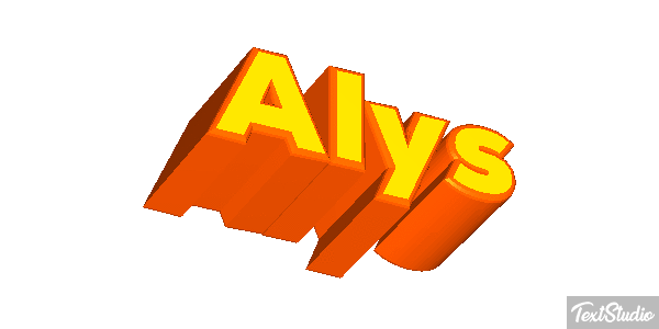 Alys Text effect
