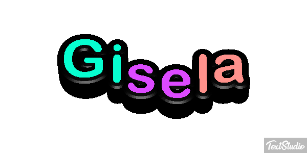 Gisela Efecto de texto