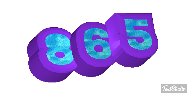 865 Texteffekt