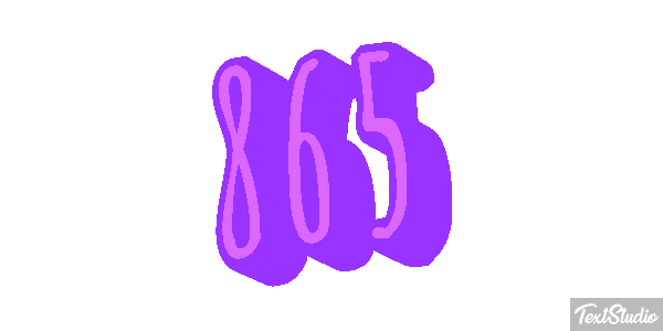 865 Texteffekt