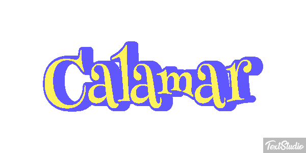 Calamar テキスト効果