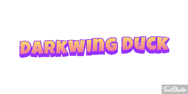 Darkwing Duck Текстовый эффект