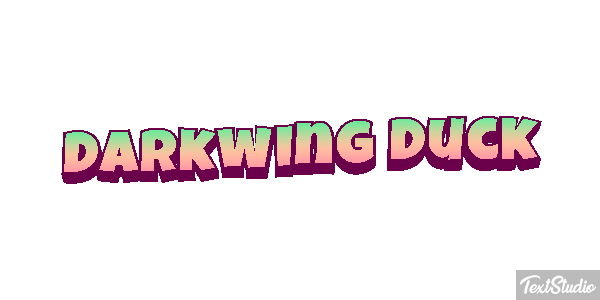 Darkwing Duck Текстовый эффект