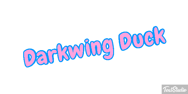 Darkwing Duck Текстовый эффект