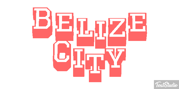 Belize City Efeito do texto