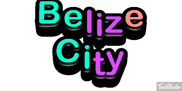 Belize City Efeito do texto