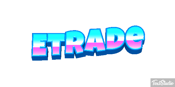 Etrade Tekst effect