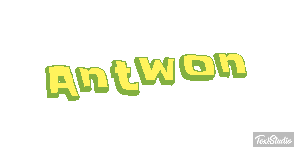 Antwon Text effect