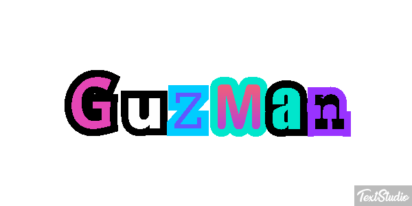 Guzmán Текстовый эффект