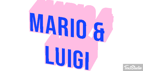 Mario & Luigi Effetto testo