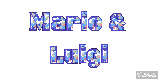 Mario & Luigi Effetto testo