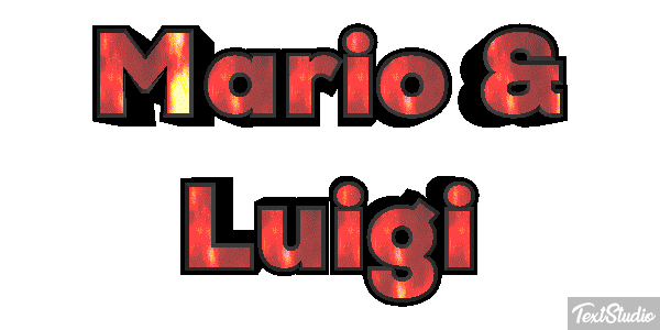 Mario & Luigi Effetto testo