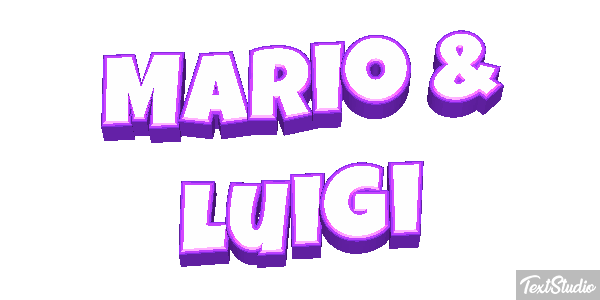 Mario & Luigi Effetto testo