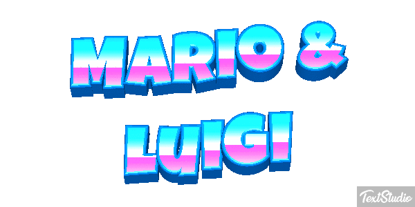 Mario & Luigi Effetto testo