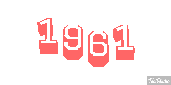 1961 Effet de texte